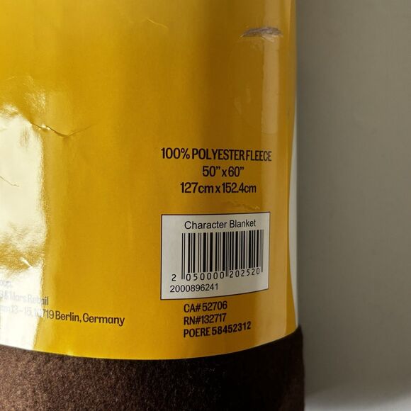 M&M World Unique Throw Blanket Fleece candy chocolate 50x60 - 7 Characters - Picture 5 of 5